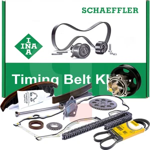 Kit Distribuzione Pompa Acqua Cinghia Servizi INA Fiat 500 Panda 1.3 Multijet - Imagen 1 de 17