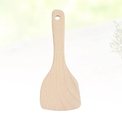 Wooden Rice Paddle Spoon Kitchen Non-Stick Rice Serving Spoon - Image 1 of 4