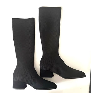 NUEVO EN CAJA Botas de punto de vestir Alas para mujer Eileen Fisher negras 6,5 M $265 - Imagen 1 de 13
