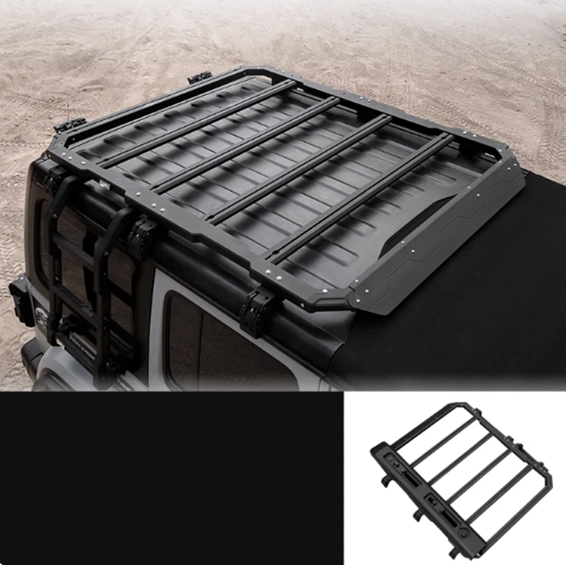Portaequipajes Ark de aleación de aluminio de alta calidad para Jeep Wrangler JL 2018-2025 Foto 1 de 4