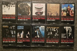Ten 1986 US ABKCO Cassettes By The Rolling Stones - Picture 1 of 7