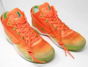 Nike 2014 Zoom Field Miami Hurricanes 654859-831 Football Shoes Size Men's 10.5 - Picture 1 of 1
