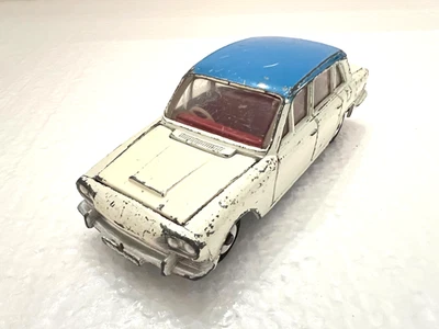 Coche Vintage Dinky Toys TRIUMPH 2000 Nº 135 - 2 tonos blanco/azul Foto 1 de 4