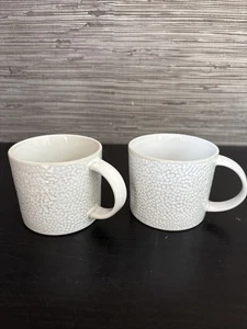 2x Tesco - Fox & Ivy - Luna - Beige - Gres - Tazas pequeñas - Imagen 1 de 5