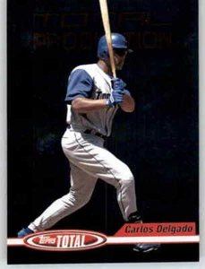 2004 Topps Total Total Production Carlos Delgado Foil Insert MLB Blue Jays #4 - Picture 1 of 2