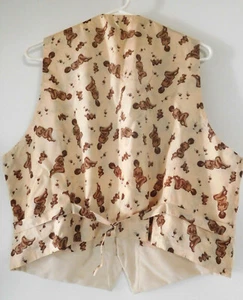 RARE Black / Afro Americana NUDE Pin-Up Women Design 1970s VEST - Picture 1 of 4