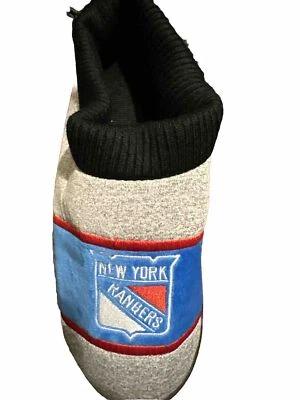 NY Rangers Slippers Men’s Large 11-12 Brand New Foco NHL - Image 1 of 4