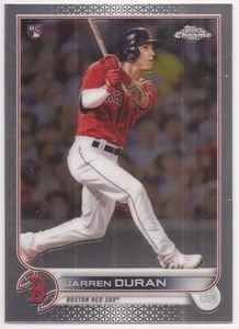 2022 TOPPS CHROME # 113 - JARREN DURAN - BOSTON RED SOX - ROOKIE CARD - BASE SET - Picture 1 of 2