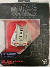 NIB Star Wars Hasbro Black Series SNOWSPEEDER 17 Titanium Stand Included