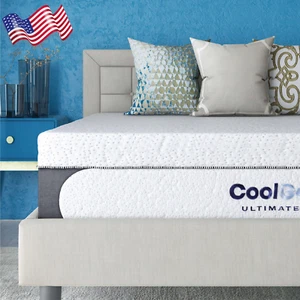 King Memory Foam Mattress with BONUS 2 Pillows 14" Gel NEW - Picture 1 of 11