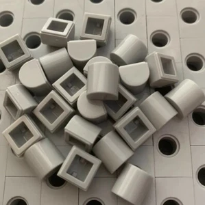 Lego Teja Lisa Gris Claro con Arco 1x1x2/3 Techo Piso Nuevo Lote de 25 - Imagen 1 de 2