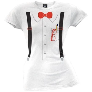 Nerd Costume Juniors T-Shirt - Picture 1 of 1
