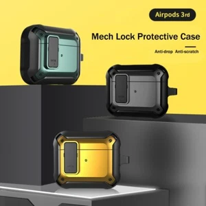 Lock Case For Apple AirPods 3rd Generation 2021 Protective Cover Shockproof Skin - Picture 1 of 10