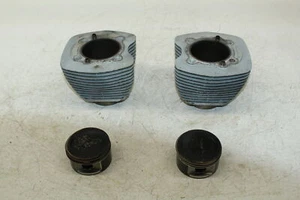 00-06 HARLEY-DAVIDSON SOFTAIL ENGINE MOTOR PISTON CYLINDERS BLOCK JUG PAIR - Picture 1 of 12