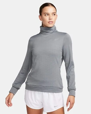 NUEVO Top gris Nike Therma-Fit Element Swift cuello alto talla XS venta al por menor de $85 Foto 1 de 4