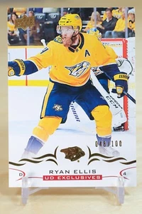 2018-19 Upper Deck Base Exclusives /100 #352 Ryan Ellis - Nashville Predators - Picture 1 of 2