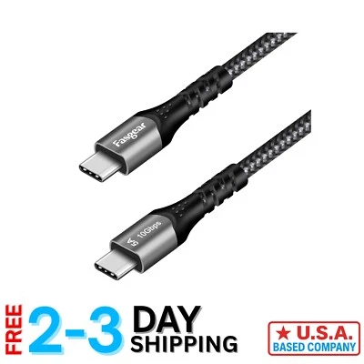10ft USB C 3.1 Gen 2 Cable - 100W Fast Charging & High-Speed Data Transfer - Image 1 of 4