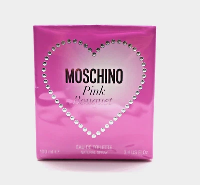 Moschino Pink Bouquet Eau de Toilette Spray para Mujer 3.4 fl oz - NUEVO Foto 1 de 3