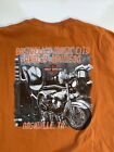 Harley Davidson Boswell’s Music City Nashville Tennessee Shirt Orange  Men’s 3XL