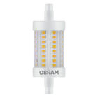 Osram LED Leuchtmittel Stab 78mm Line 6,5W = 60W R7s klar 806lm warmweiß 2700K