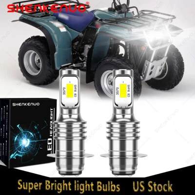 2 Super Bombillas LED para Yamaha ATV 1993 TIMBERWOLF YFB250E_MN Faro: EE. UU. Foto 1 de 4