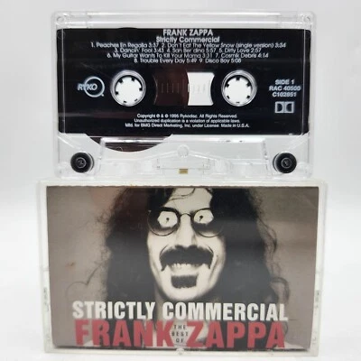 Frank Zappa Strictly Commercial The Best Of Cassette 1995 Rykodisc Club Release - Image 1 of 3
