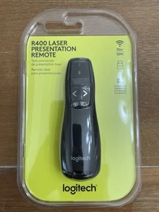 Logitech R400 Laser Presentation Remote - Schwarz (910-001354) NEU Fabrikversiegelt - Bild 1 von 2