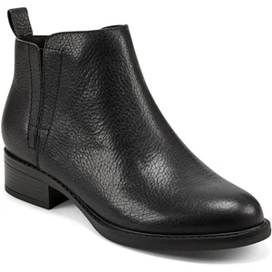 Easy Spirit Womens Larime Black Leather Booties Shoes 8.5 Medium (B,M) BHFO 1813 - Picture 1 of 1