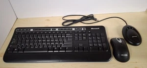 Microsoft Wireless Desktop Keyboard 1000 Model 1356 W/ Mouse And Receiver - Picture 1 of 4