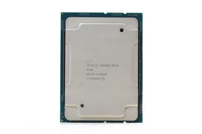 Intel Xeon Gold 6150 2.70GHZ 18-Core 18MB LGA 3647 CPU Processor P/N: SR37K - Image 1 of 2
