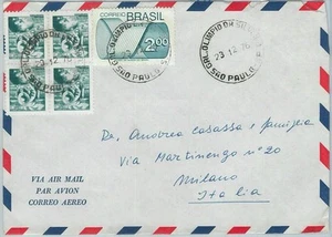 67207 - BRASIL - Historia Postal - CUBIERTA a ITALIA 1976 - MINERÍA Oro - Imagen 1 de 1