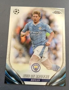 TOPPS CHROME UCC 23-24, KEVIN DE BRUYNE, MANCHESTER CITY, BASE - Picture 1 of 1