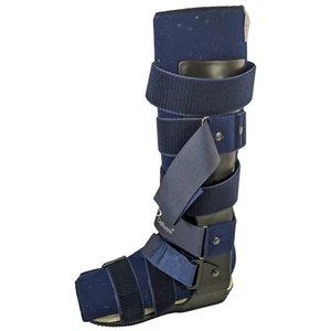 DeRoyal Ankle Boot Walker Small Navy Cast Foot Injury Mens 6 7 8 Womens 5-8.5 - Picture 1 of 11