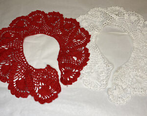 Vintage Crochet Collar /Retro /Boho collar/Dress decor/handmade/embellishments