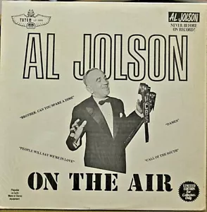 AL JOLSON ON THE AIR 33 RECORD ALBUM VINYL LP-1006 MINT Still in plastic. - Picture 1 of 4