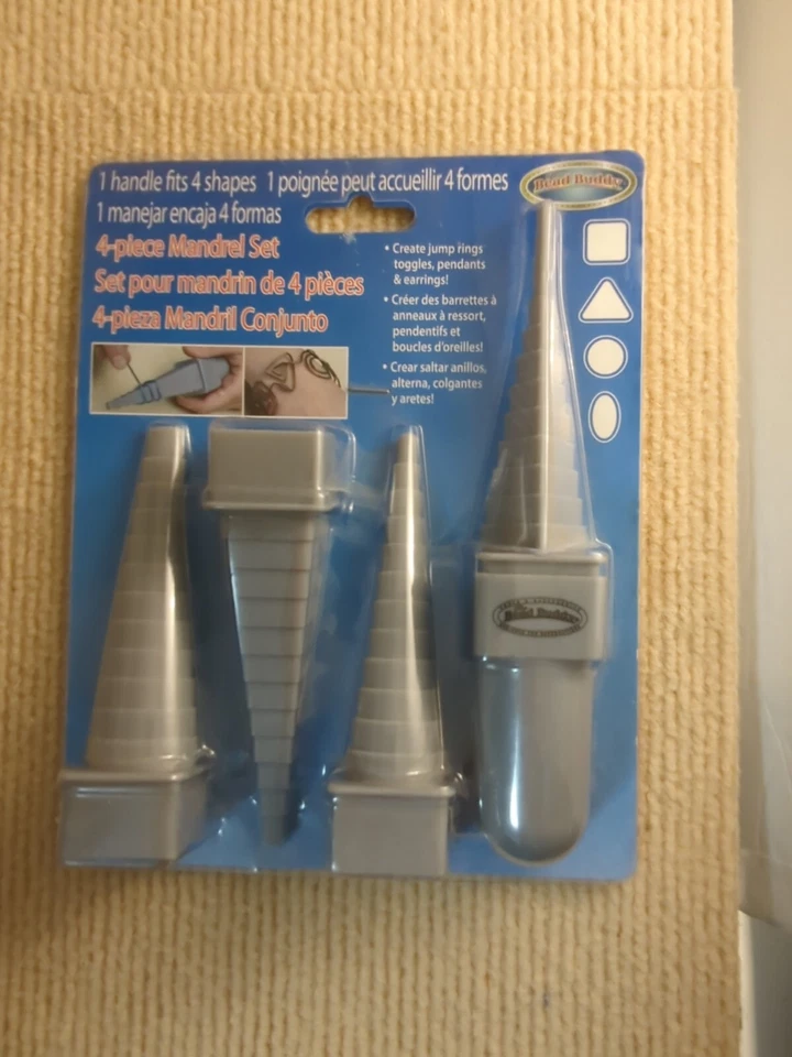 Bead Buddy 4 PC Mandrel Set for Jewelry Making-ring Making Tools Mandrels