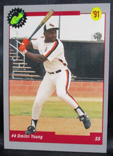 1991 Classic Draft Picks Dmitri Young Baseball Card #4