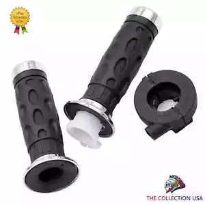 THROTTLE TWIST GRIP SET W/CABLE HOUSING HOLDER FOR GY6 50CC, 80CC, 125C, 150CC - Picture 1 of 1