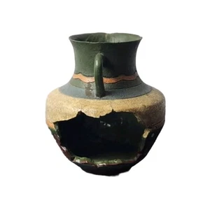 Southwestern Kokopelli Cracked Design Pitcher - Picture 1 of 5