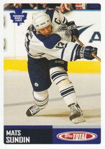 2002-03 Topps Total Hockey Team Checklist #TTC28 Mats Sundin