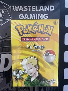 Pokemon Gym Heroes Lt. Surge Theme Deck Sealed Sealed Pokemon - Picture 1 of 1