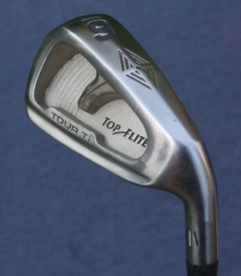 Top Flite Tour Ti # 6 Iron Original Muscle S-90 Stiff Graphite Shaft TopFlite - Image 1 of 4