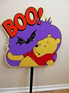 Arte de colección Winnie the Pooh BOO Halloween patio estaca 2001 JMC Impact - Imagen 1 de 6