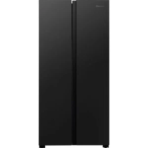 Fridgemaster MS83430EB 83cm Frost Free American Fridge Freezer Black E Rated - Picture 1 of 10