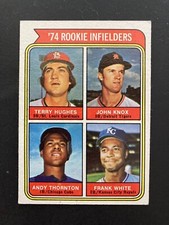 1974 Topps Frank White Rookie Card (RC) #604