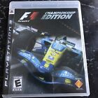 Formula 1 -- Championship Edition (sony Playstation 3, 2007) Complete