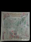 Wildflower Century Chico Velo Cycling Club Route Map Scarf Handkerchief  1994