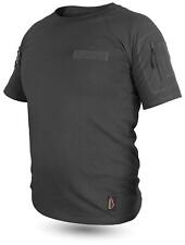 Herren Tactical Einsatz T-Shirt BDU Kampfshirt Kurzarm Sommer-Shirt mit Patches