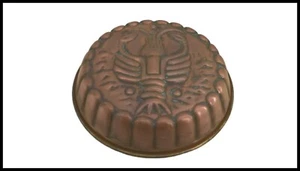 Stampo forma budino in rame aragosta da arredamento casa cucina taverna rustico - Picture 1 of 3