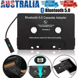 Bluetooth 5.0 Car Audio Stereo Cassette Tape Adapter to Aux Adapter USB Charging - Picture 1 of 11